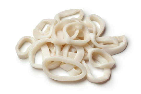 Fresh Raw Squid Rings