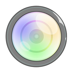 Grey Colourful Lens