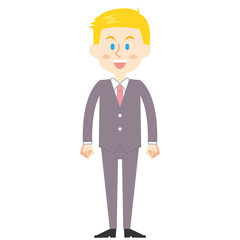 15シリーズ_欧米系ビジネスマン_笑顔