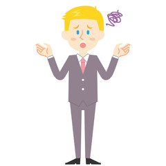 15シリーズ_欧米系ビジネスマン_お手上げ