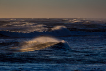 Der Atlantik im Lichte des Sonnenuntergangs