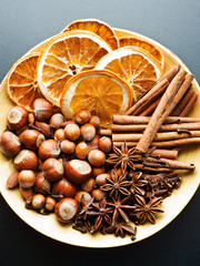 Christmas aromatic spices