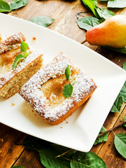 Sweet pear pie