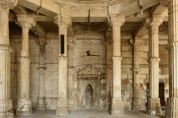 Sarkhej Roza is a located in the village of Makaraba, near  Ahmedabad in Gujarat state, India. The picture presents Sarkhej Roza most unique architectural complexes of Ahmedabad