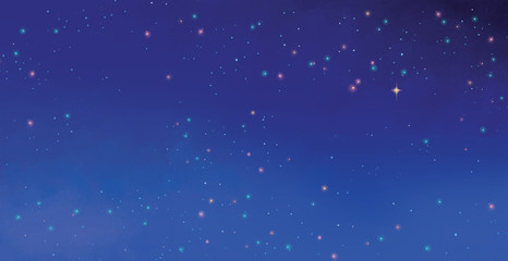 Beautiful star night background