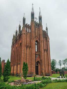 Monumental Orthodox Church In Gothic Revival Architecture Style