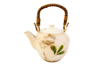 Japanese Teapot Isolated on White