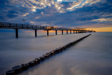 Fototapeta premium Seebrücke von Graal-Müritz