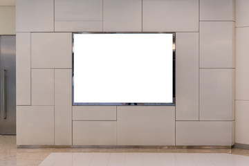 blank billboard for advertising poster