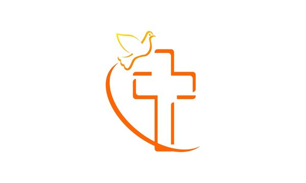 Christian Cross Bird logo
