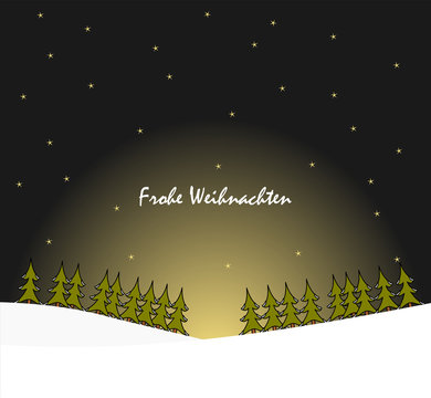 Weinachtskarte