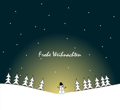 Weinachtskarte