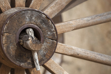 picture of an old wheel