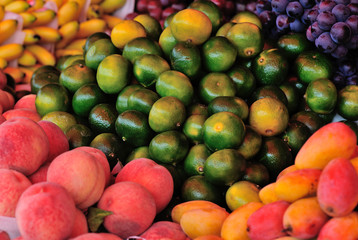 colorful fruits for sale at market