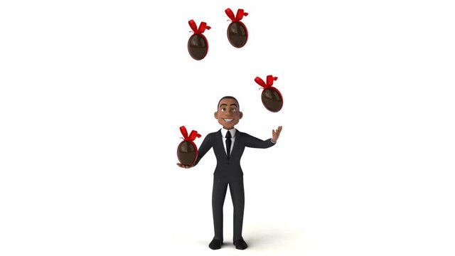 Fun businessman - 3D Animation