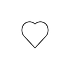 love Icon. line style vector illustration