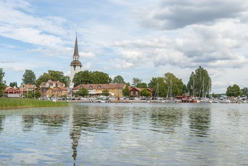 Fototapeta na wymiar Mariefred in Sweden in summer