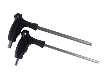 isolated allen key with white background