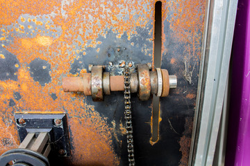 The  Old chain drive shaft and Rusty in general