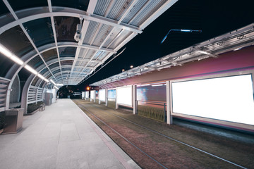 metro station platform in guangzhou china