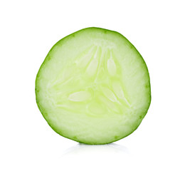 Cucumber isolated on the white background