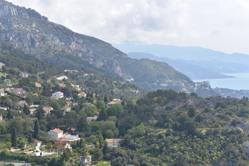 フレンチリヴィエラの海岸線