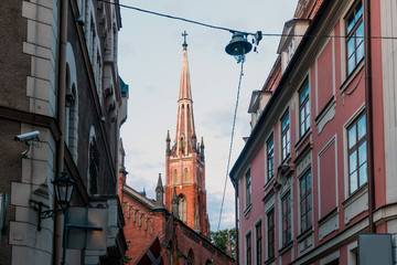 Traditional Cathedral building in Riga, Latvia