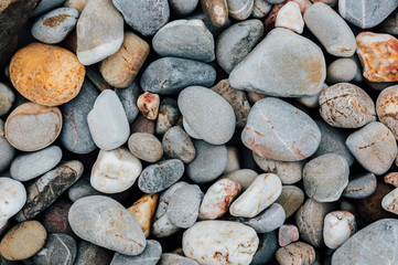 Sea stones background