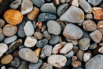 Sea stones background