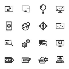seo icon set