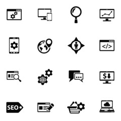 seo icon set