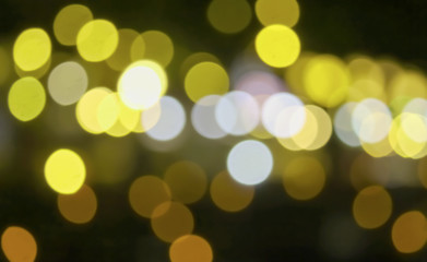 Obraz premium Bokeh Christmas Circular Lighting Celebrating New Year