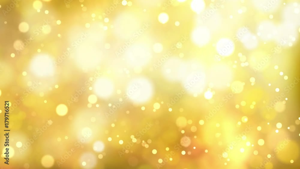 Wall mural holiday light yellow shining background. seamless loop abstract image.