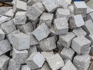 Kopfsteinpflaster Wegebau
