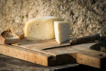 Traditional Portuguese soft cow cheese
