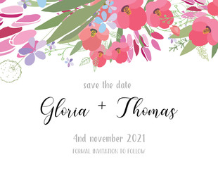 Greeting card for the wedding day