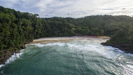 Praia da Ribeira em Itacaré, Bahia, Brasil
