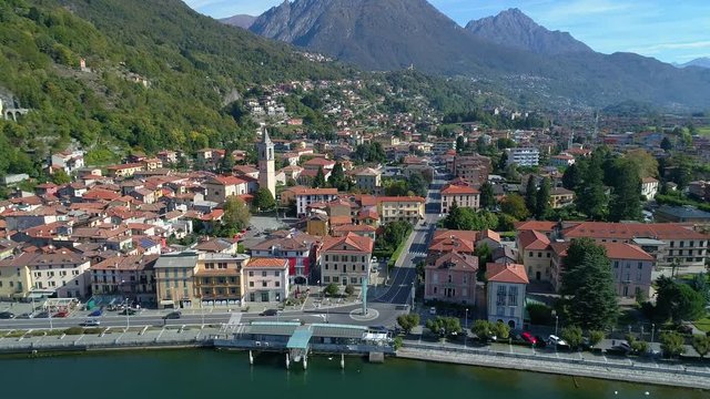 Aerial 4K - Porlezza (IT) - Lago di Lugano - Ceresio