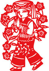 Chinese ethnic minority singing and dancing