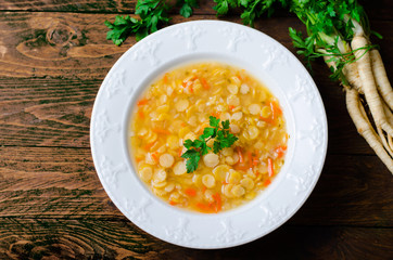 Pea Soup, Vegetarian and Vegan Pea Soup