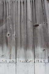 Weathered gray planks