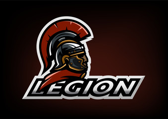 Roman Legionnaire logo on a dark background.