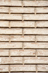 Gubbio, Perugia, Italy -  Piazza Grande, in Gubbio, architectural details of the ancient palaces