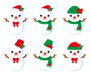 雪だるま（女の子）