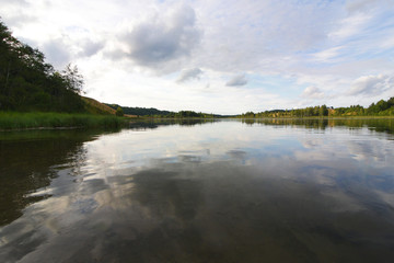 Panoramic view of the lake