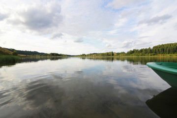 Panoramic view of the lake