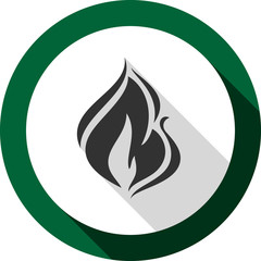 fire bonfire flame bagel shape