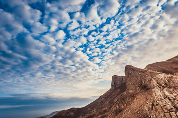 Beautiful clouds slices