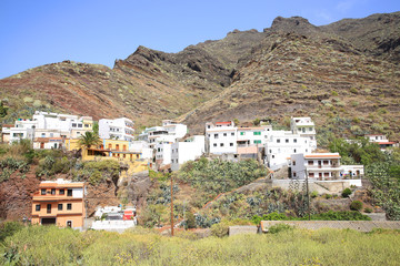 Fototapeta na wymiar Idyllic village Igueste on Tenerife Island, Canary Islands, Spain