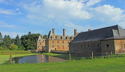 Fototapeta na wymiar Bretagne, Château Le Rocher Portail 